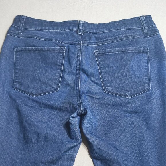Parasuco jeans straight leg classic women's size 30 ink blue stretch - Picture 4 of 11